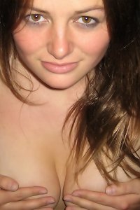 round damsel seductively posed in lingerie