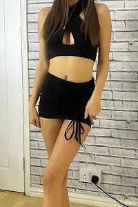 seductively obese chick embracing body in uncovering lingerie