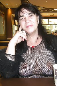 older bbw wife displaying off...